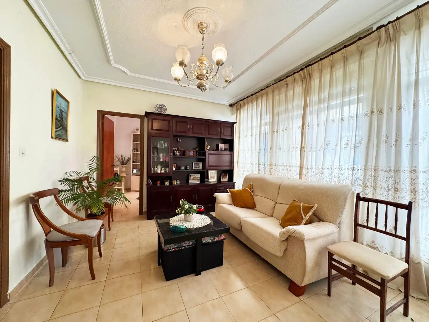 Sala de estar de Casa adosada en venta en San Pedro del Pinatar con Aire acondicionado, Amueblado y Horno