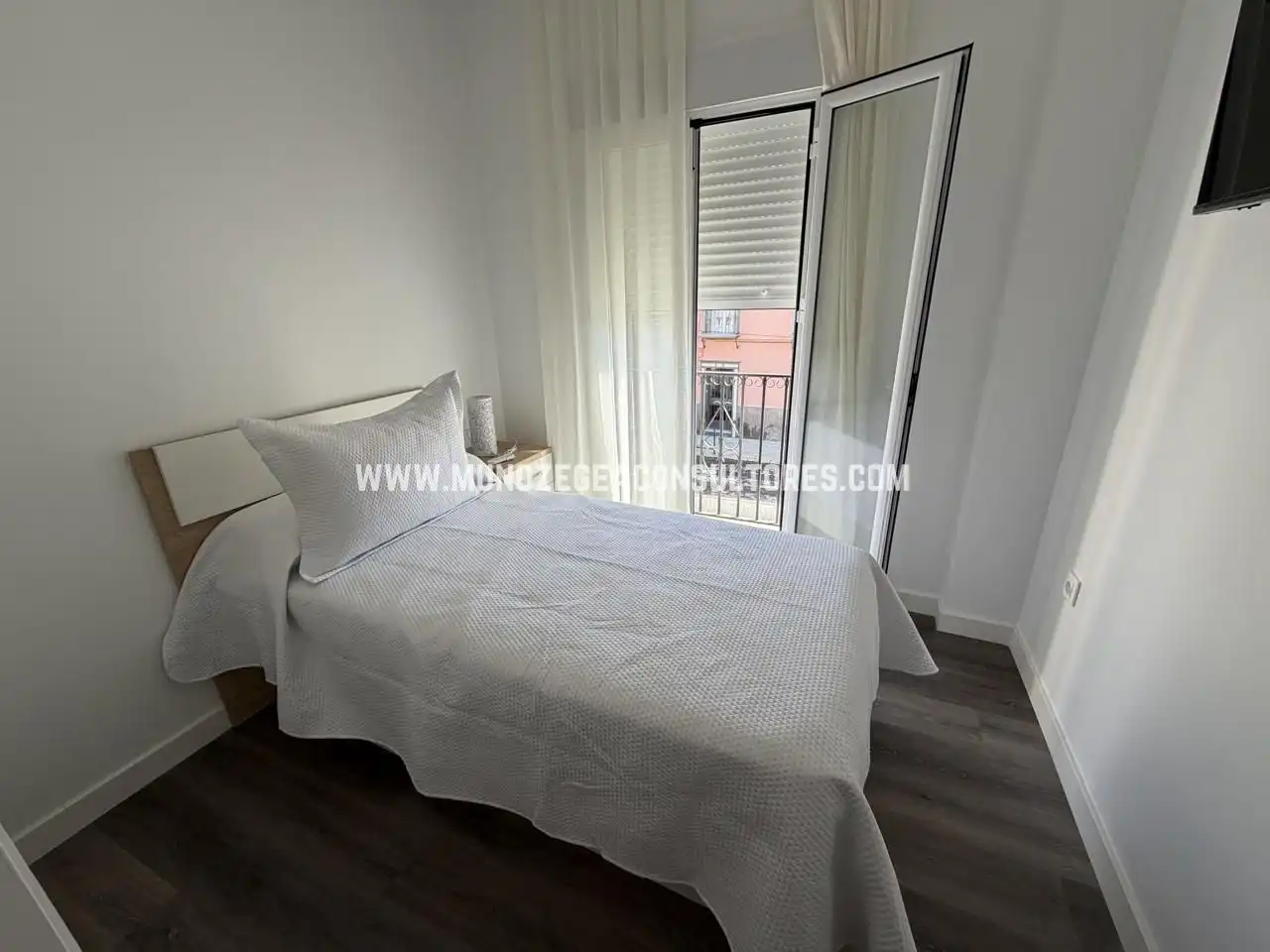 Schlafzimmer von Haus oder Chalet zur Miete in Rute mit Klimaanlage und Möbliert