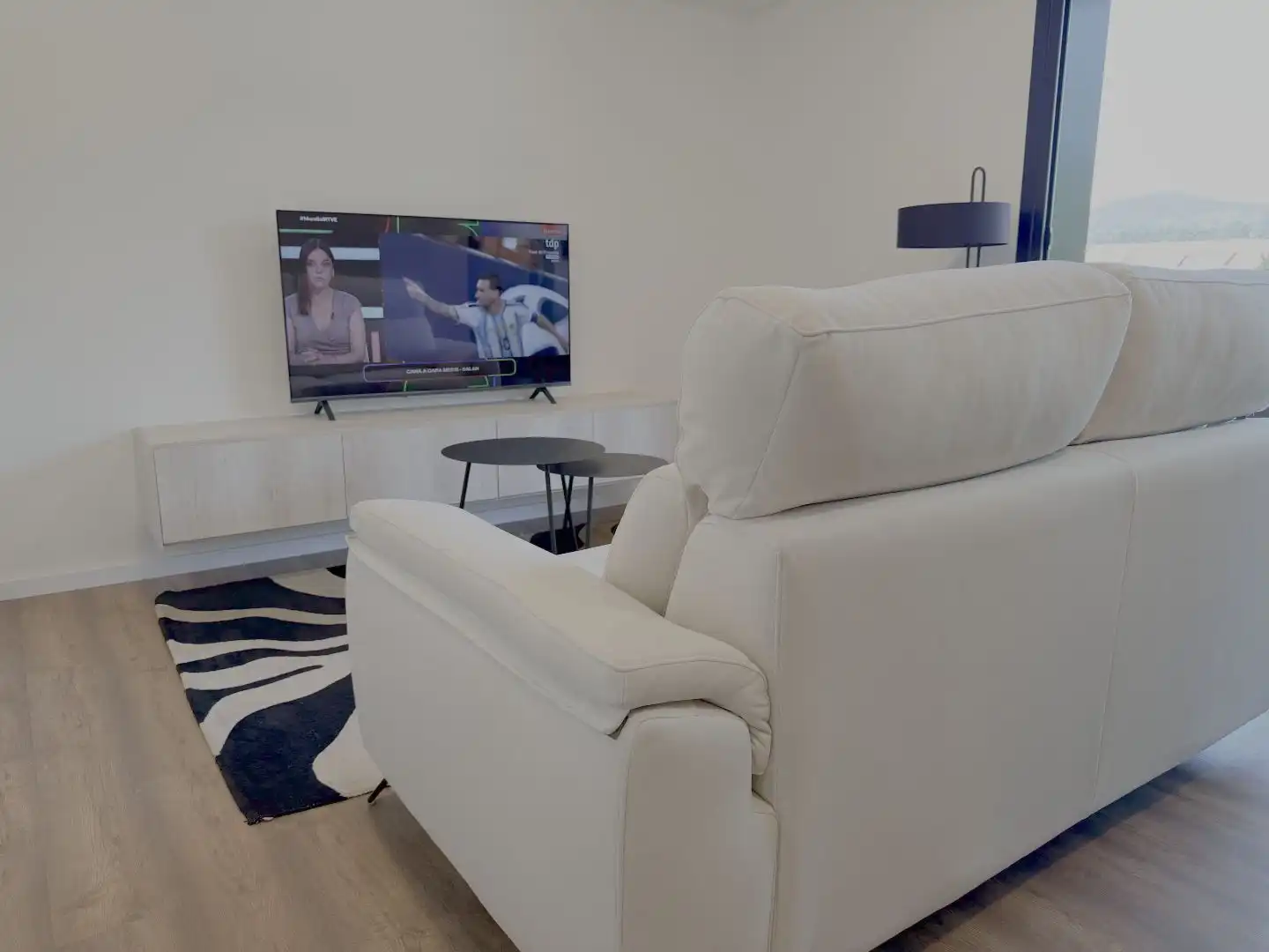 Sala de estar de Piso para compartir en Ames con Calefacción, Terraza y Amueblado