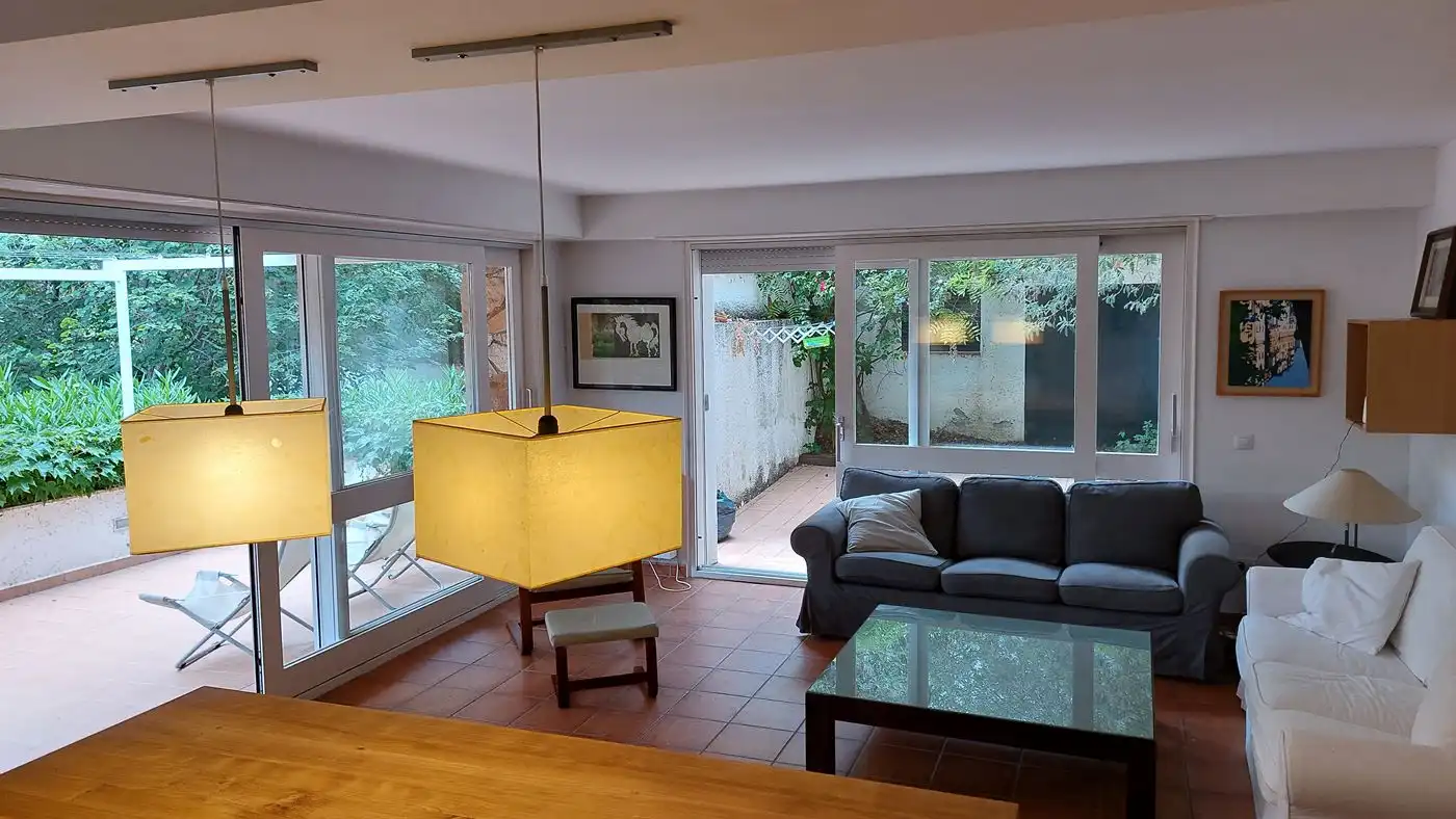 Sala d'estar de Apartament en venda en Santa Cristina d'Aro amb Calefacció, Terrassa i Piscina