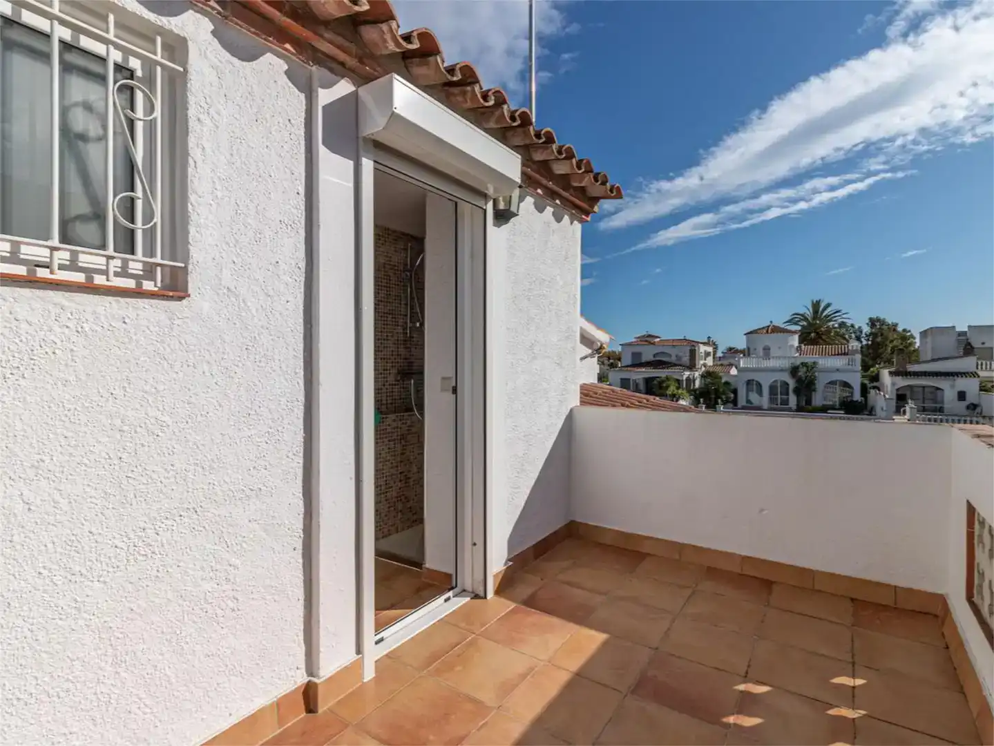 Terrasse von Einfamilien-Reihenhaus zur Miete in Empuriabrava