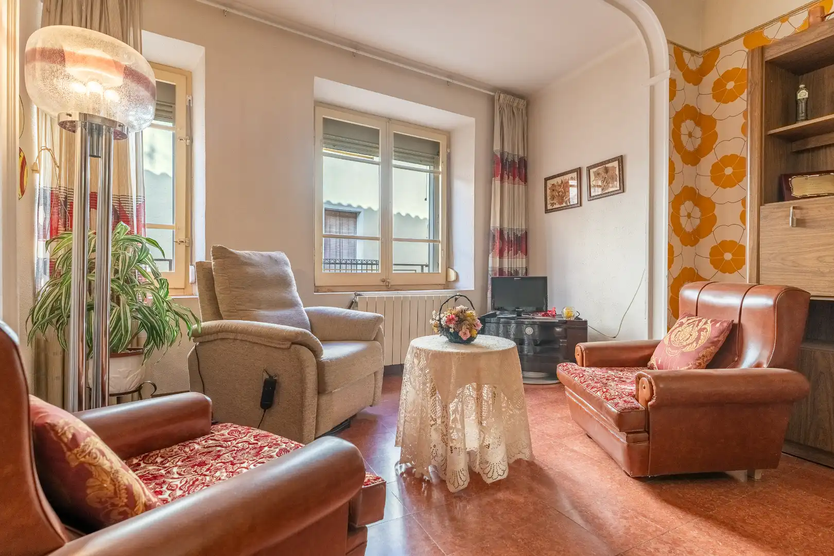 Sala d'estar de Casa o xalet en venda en Els Guiamets amb Aire condicionat, Jardí privat i Terrassa