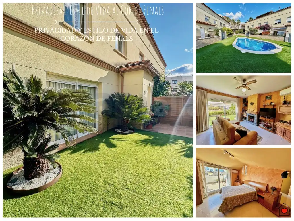 Jardín de Casa adosada en venta en Lloret de Mar con Calefacción, Jardín privado y Terraza