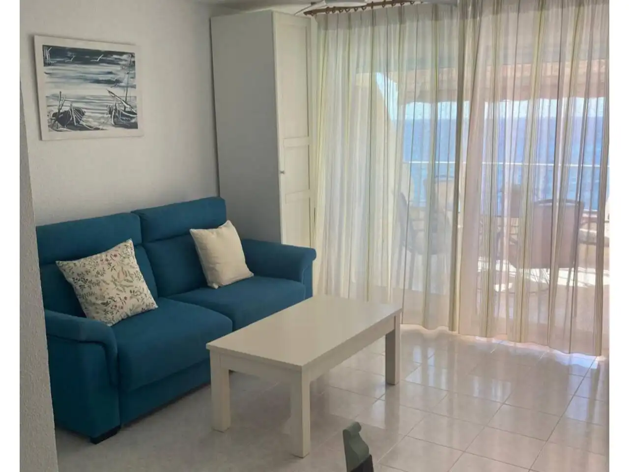 Sala d'estar de Apartament de lloguer en Almuñécar amb Terrassa i Moblat