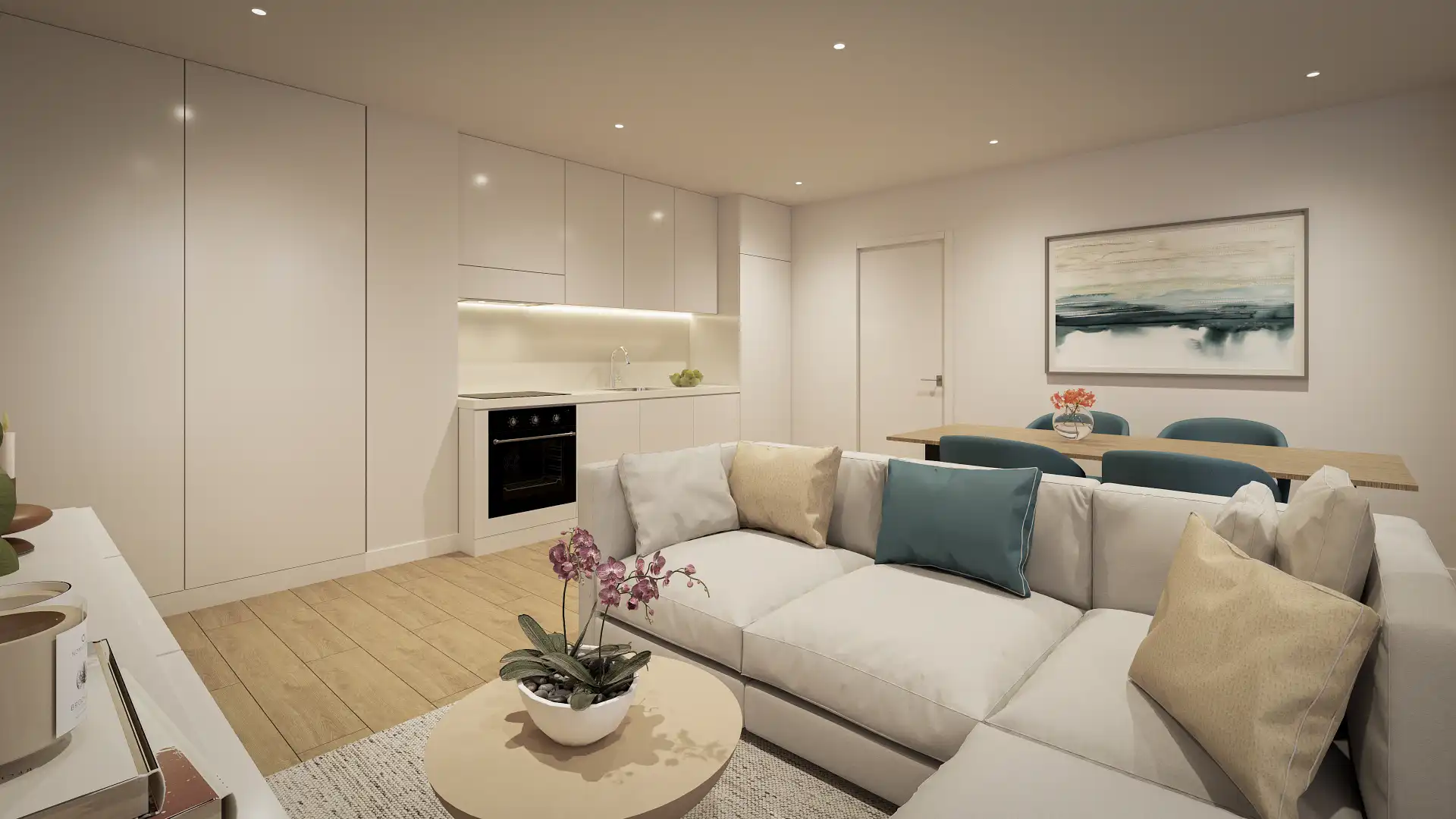 Living room of Apartments for sale in San Vicente del Raspeig / Sant Vicent del Raspeig  with Air Conditioner and Oven