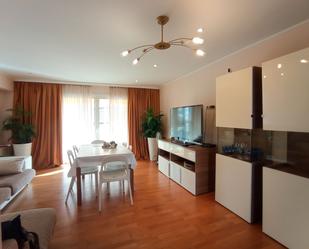 Living room of Flat for sale in Calonge  with Parquet flooring, Terrace and Balcony