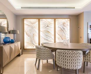 Dining room of Flat to rent in  Madrid Capital  with Air Conditioner, Furnished and TV