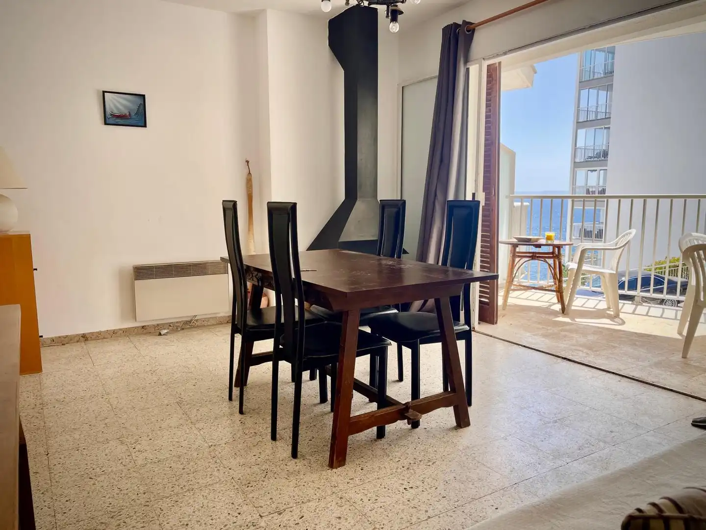 Comedor de Piso en venta en Roses con Terraza, Amueblado y Piscina comunitaria