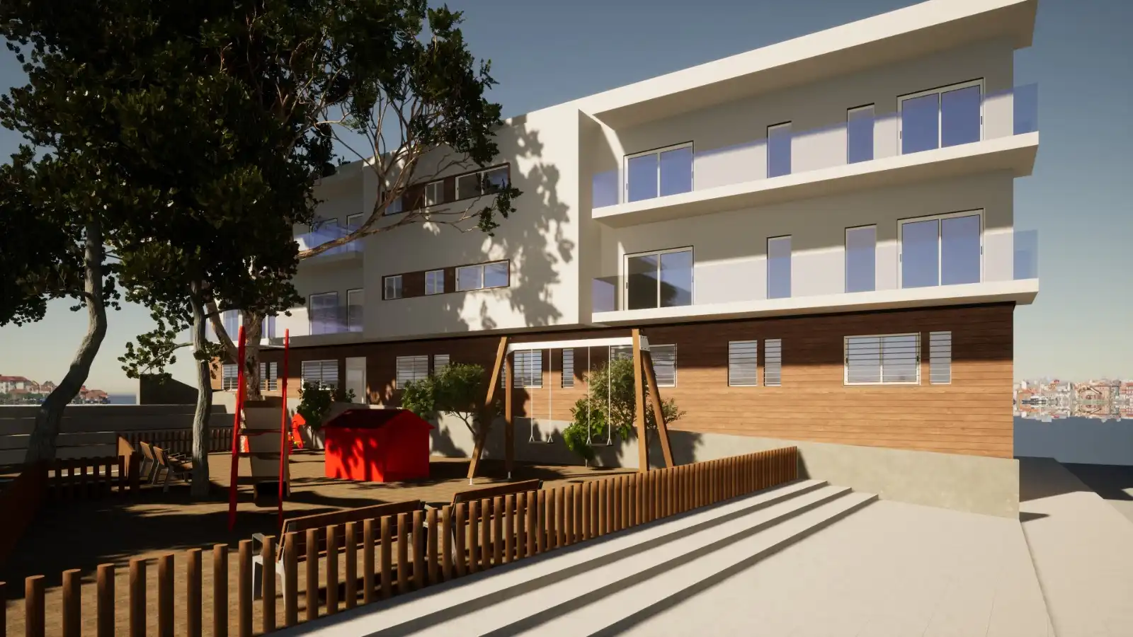 Vista exterior de Piso en venta en Pallejà con Aire acondicionado, Calefacción y Terraza