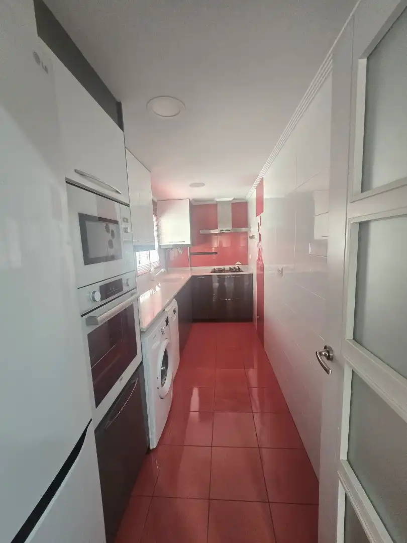 Küche von Wohnung zur Miete in Valencia mit Klimaanlage, Terrasse und Möbliert
