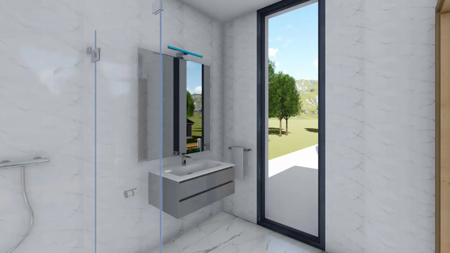 Baño de Casa o chalet en venta en L'Ametlla de Mar  con Jardín privado y Piscina