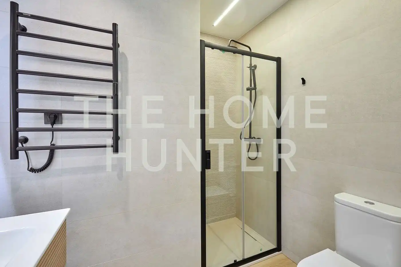 Badezimmer von Wohnung zum Verkauf in Barcelona mit Klimaanlage, Heizung und Terrasse