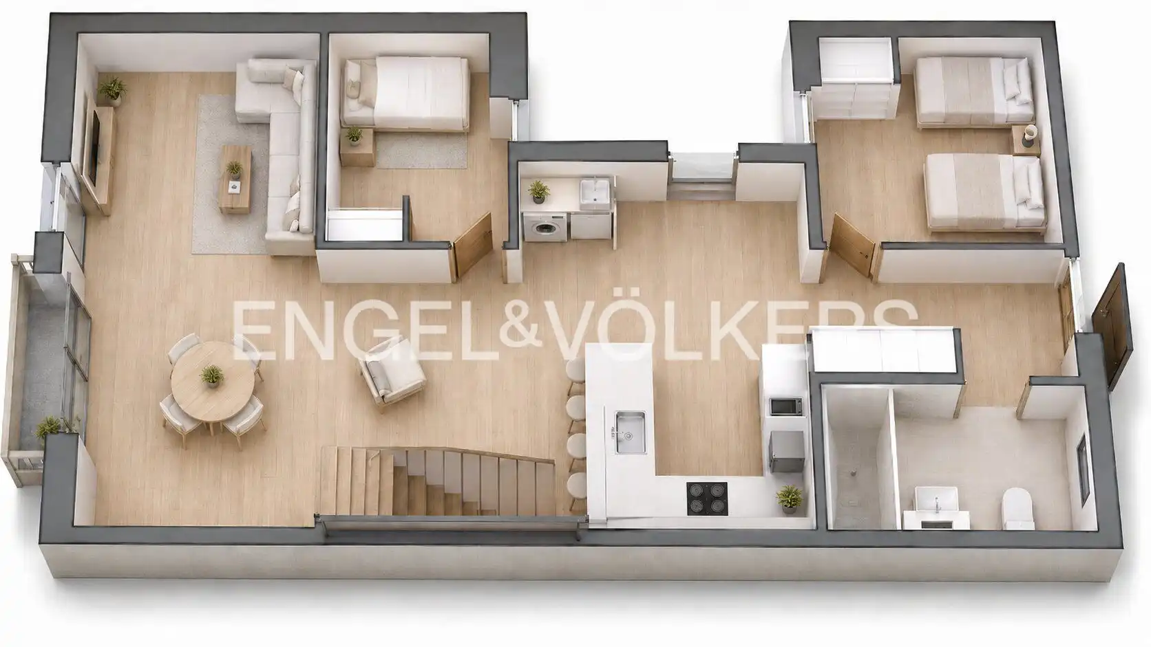 Maisonette zum Verkauf in Godella mit Klimaanlage, Heizung und Terrasse