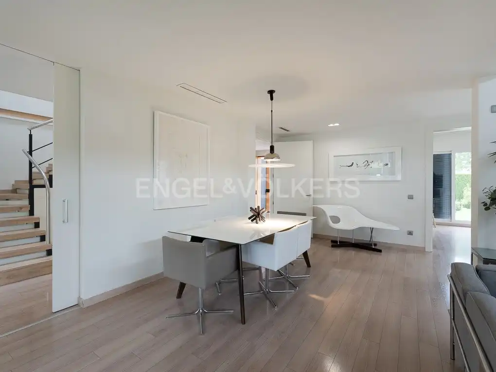 Dining room of Houses for rent in Bétera  with Air Conditioner, Heating and Private garden