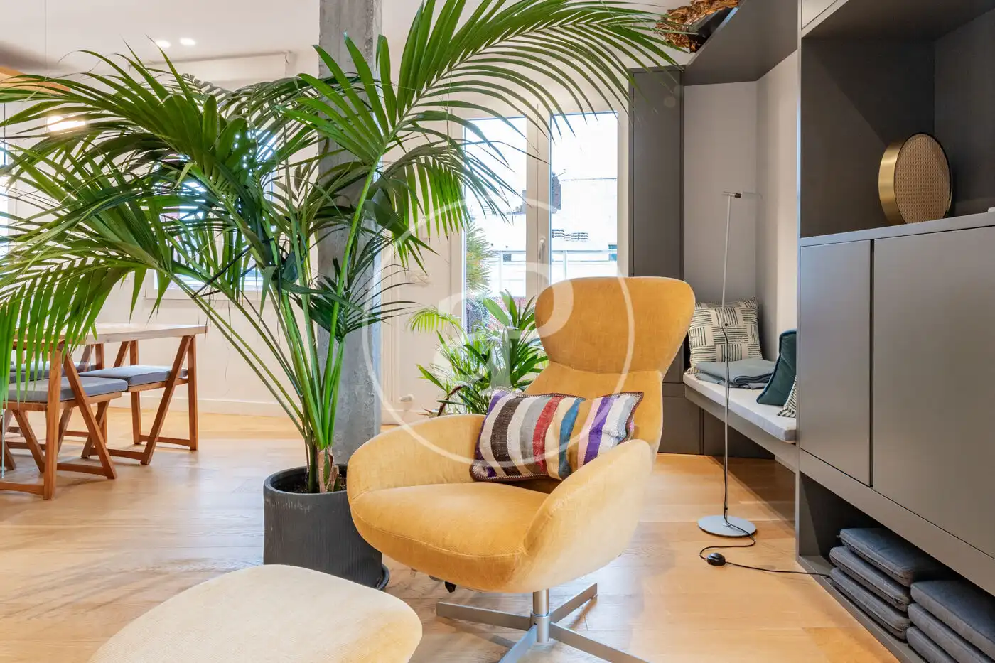 Wohnzimmer von Wohnung zum Verkauf in Madrid mit Klimaanlage, Heizung und Terrasse