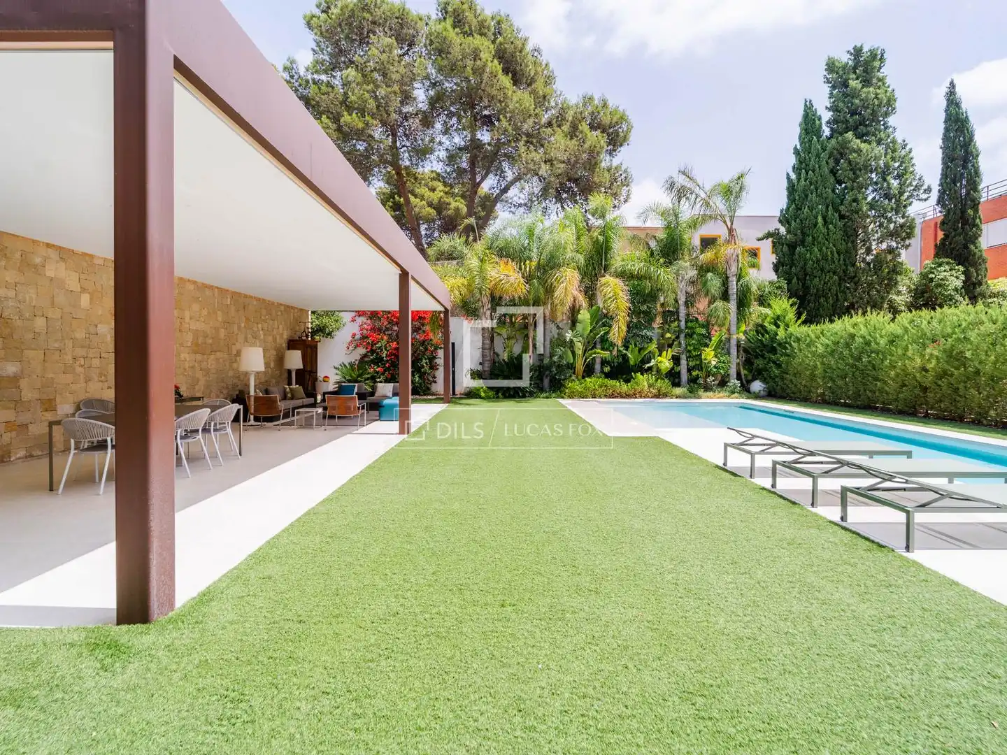 Jardín de Casa o chalet en venta en Godella con Aire acondicionado, Calefacción y Jardín privado