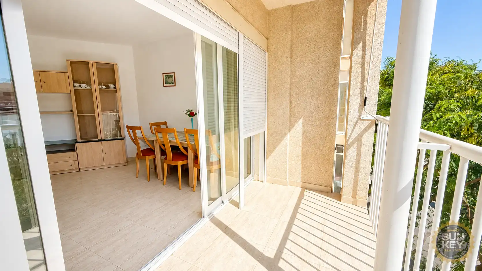 Balcony of Flat for sale in Mazarrón  with Furnished