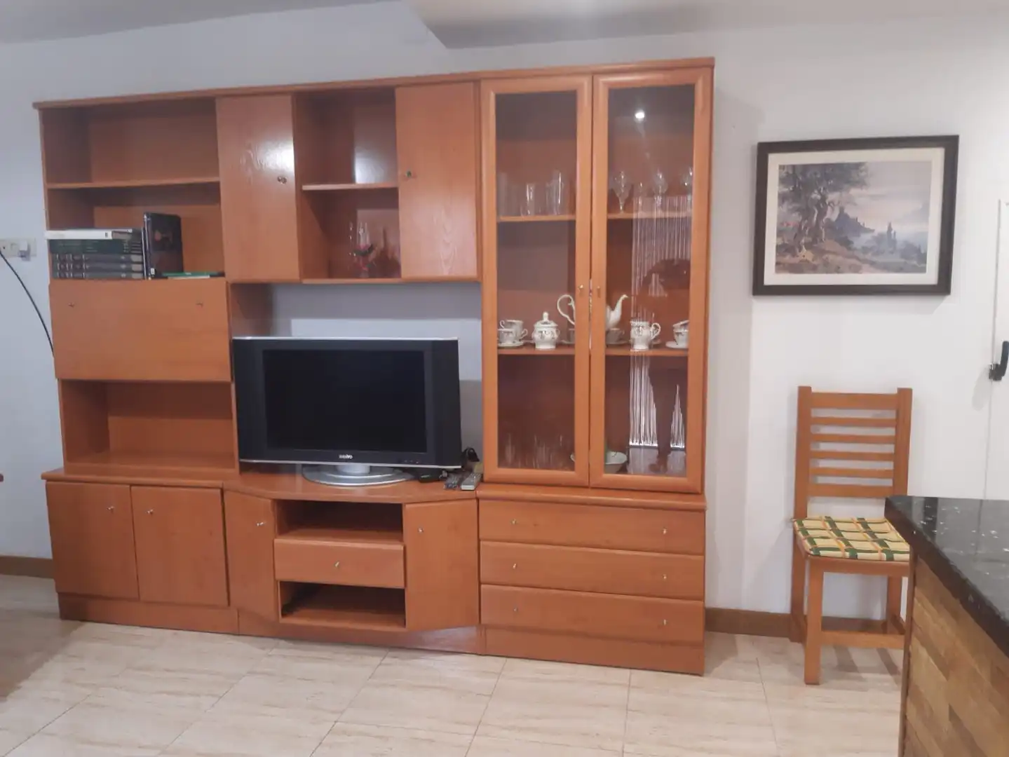 Sala de estar de Piso de alquiler en Sotés con Calefacción y Amueblado