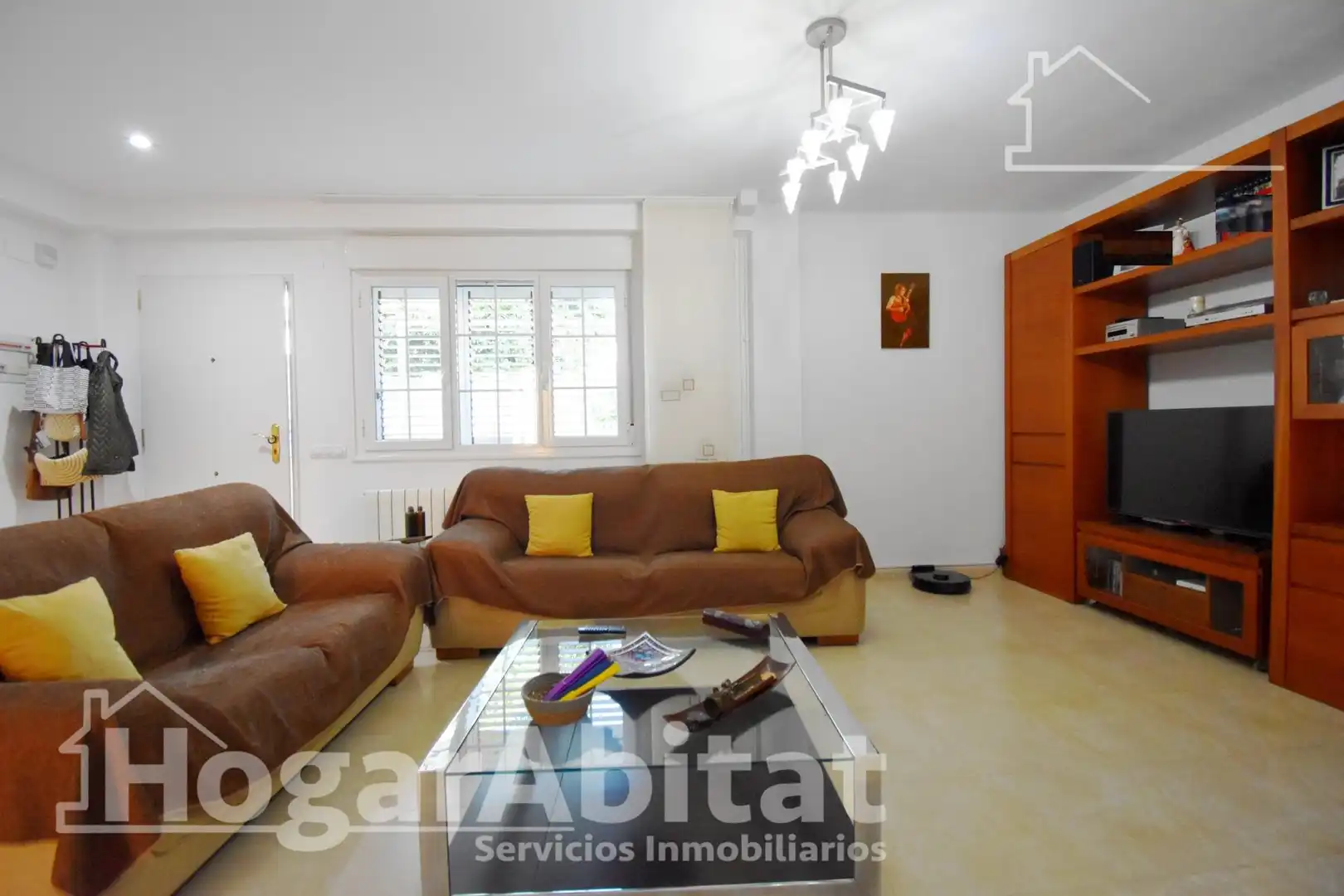 Wohnzimmer von Einfamilien-Reihenhaus zum Verkauf in Cullera mit Heizung, Terrasse und Abstellraum