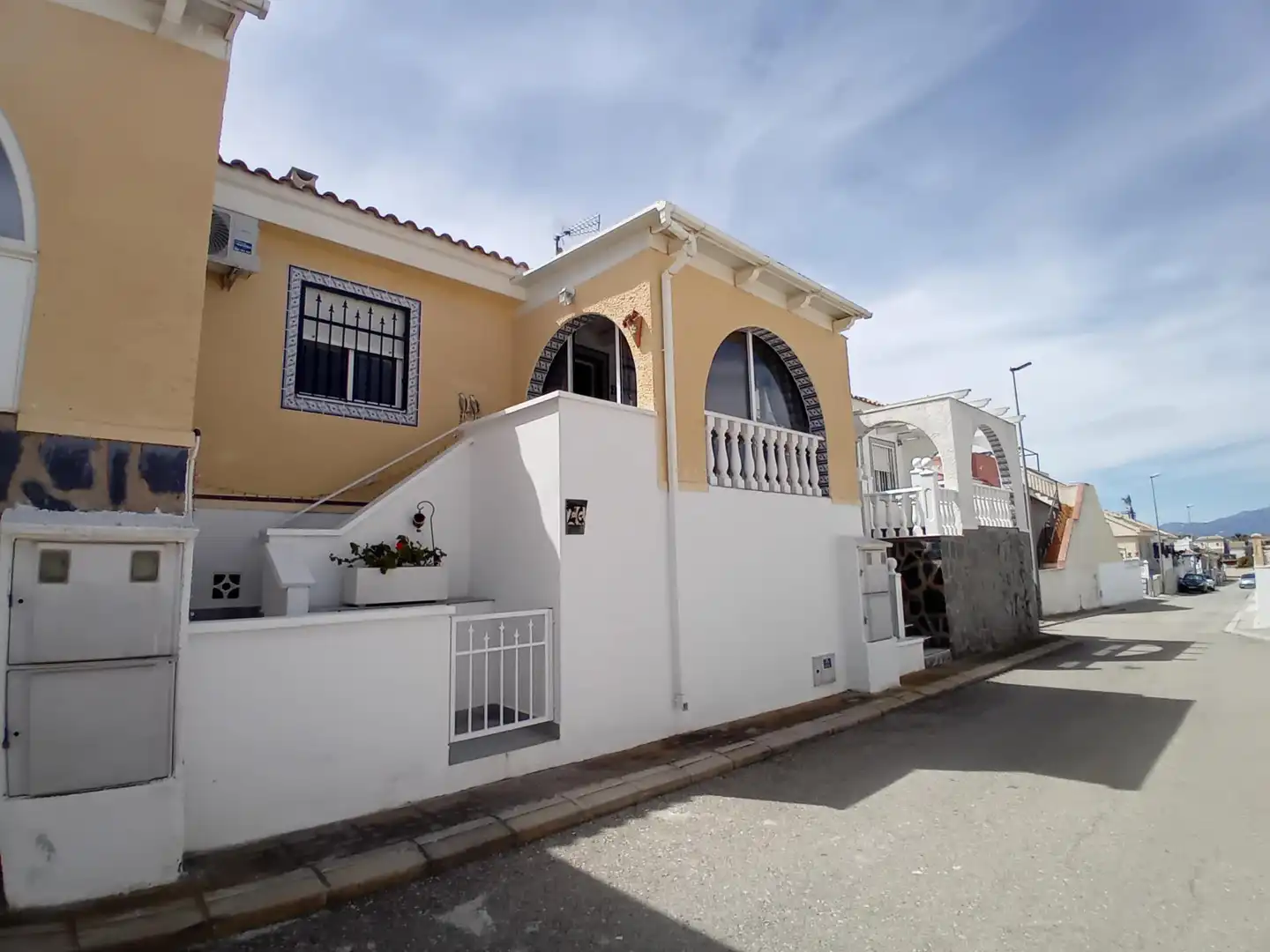 Vista exterior de Casa adosada en venta en Mazarrón con Aire acondicionado, Trastero y Amueblado