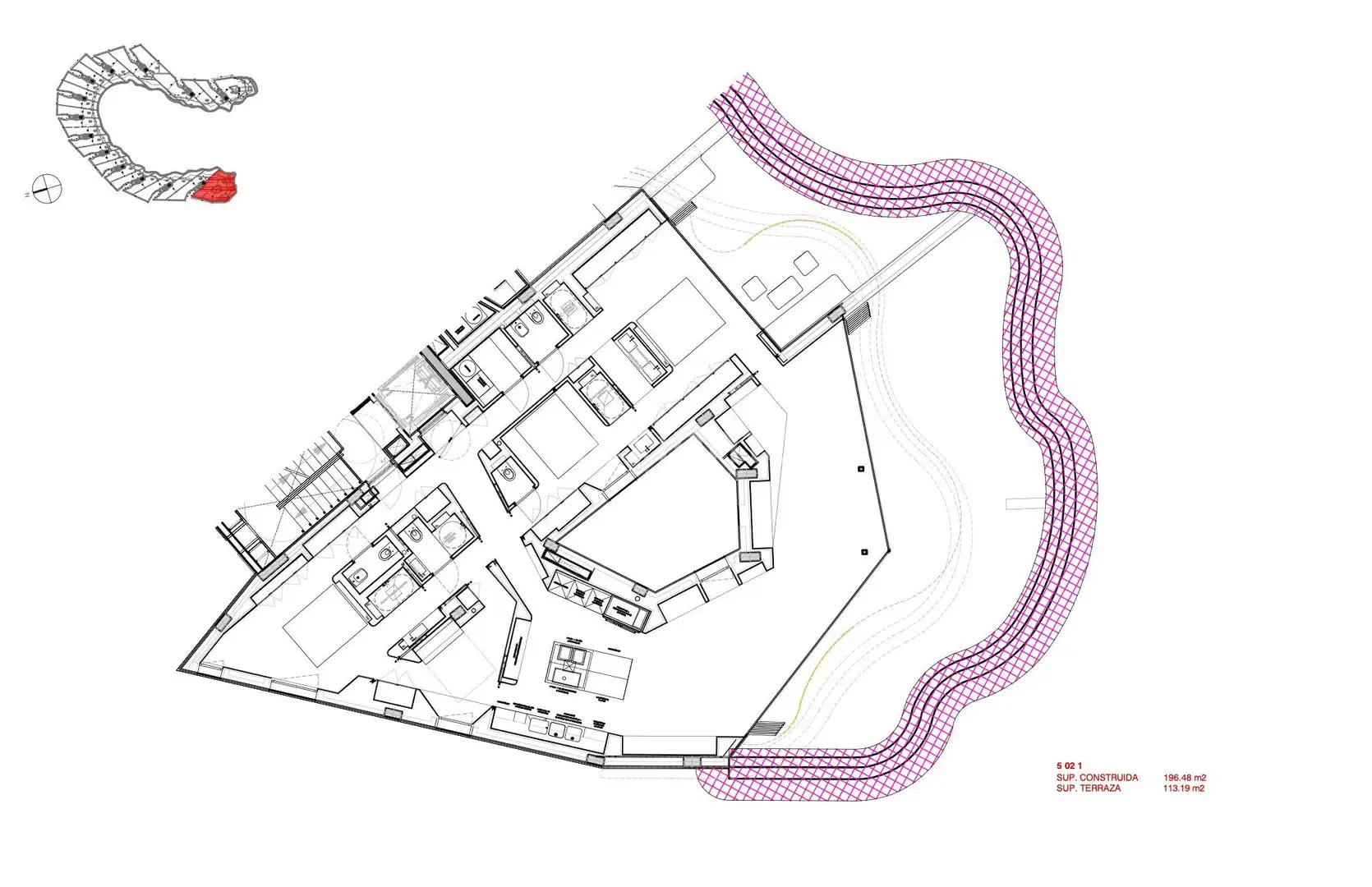 Appartamento con terrazza in vendita a Marina Botafoc - Platja de Talamanca, imagen 55