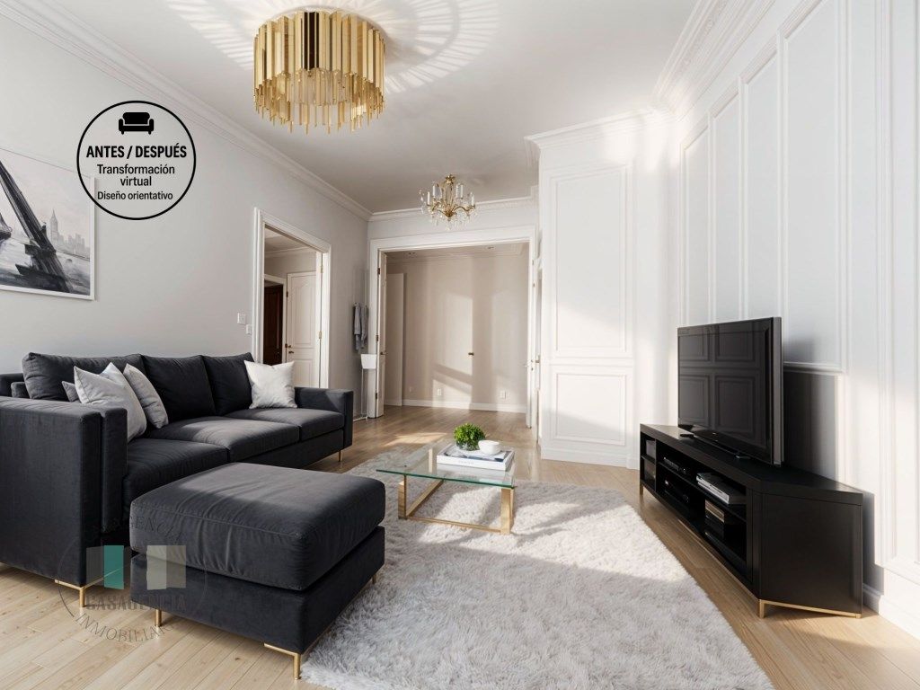 Sala de estar de Piso en venta en Castellón de la Plana / Castelló de la Plana