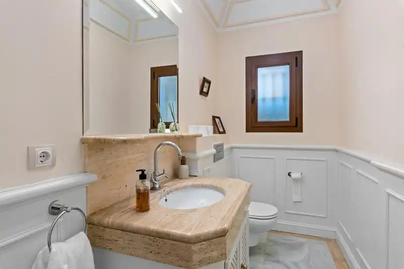 Bathroom of Houses for rent in Marbella  with Air Conditioner, Heating and Private garden