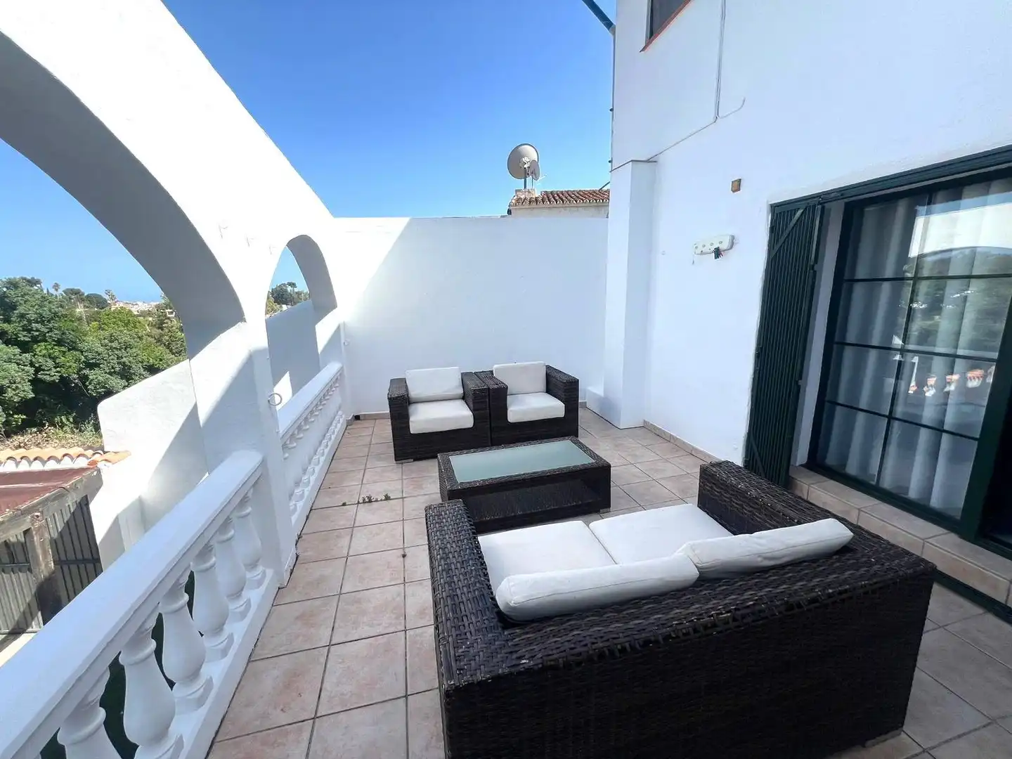 Terrace of Houses for sale in Mijas  with Air Conditioner, Terrace and Swimming Pool