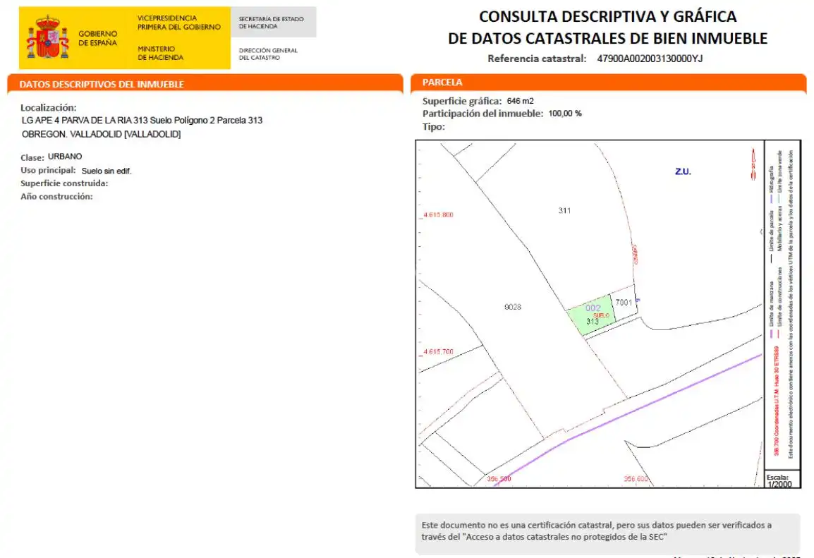 Land for sale in Valladolid