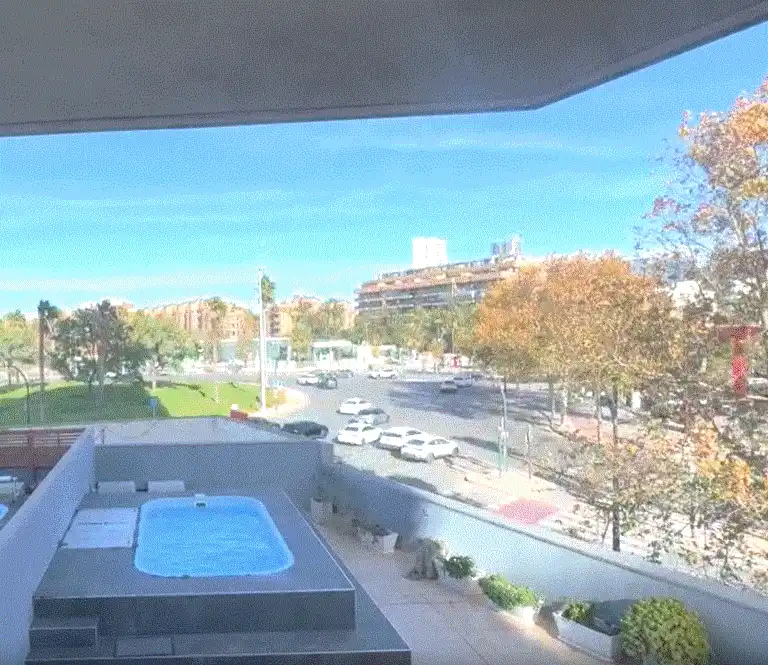 Außenansicht von Maisonette zum Verkauf in Valencia mit Klimaanlage, Heizung und Privatgarten