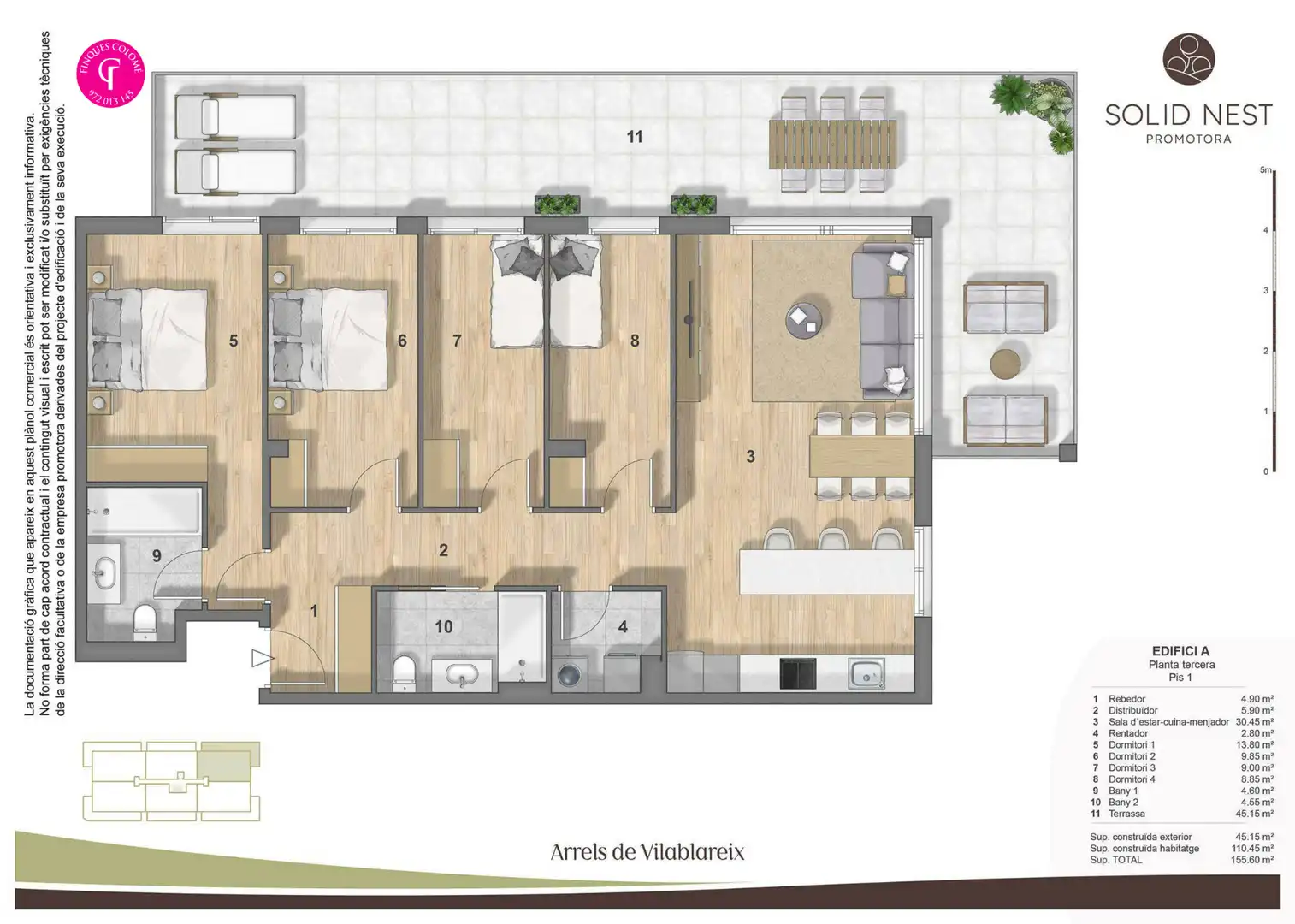 New build Penthouse with terrace for sale in Carrer Francesc Macià 13, imagen 3