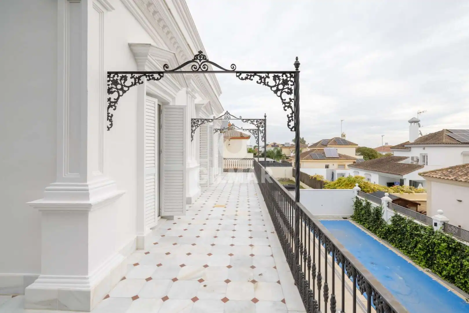 Terrace of Houses for sale in Jerez de la Frontera  with Heating, Private garden and Swimming Pool