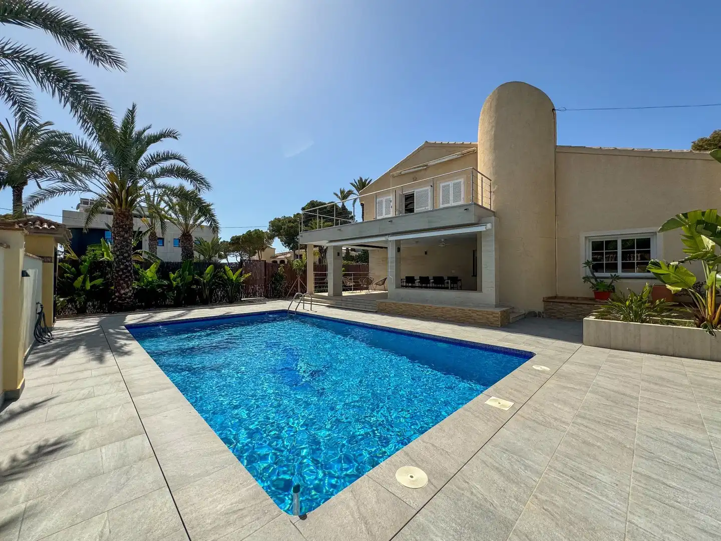 Swimming pool of Houses for rent in Orihuela  with Air Conditioner, Private garden and Terrace