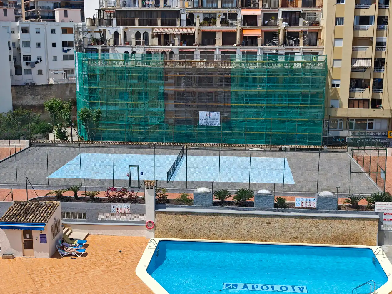 Swimming pool of Flat for sale in Calpe / Calp  with Terrace, Furnished and Oven
