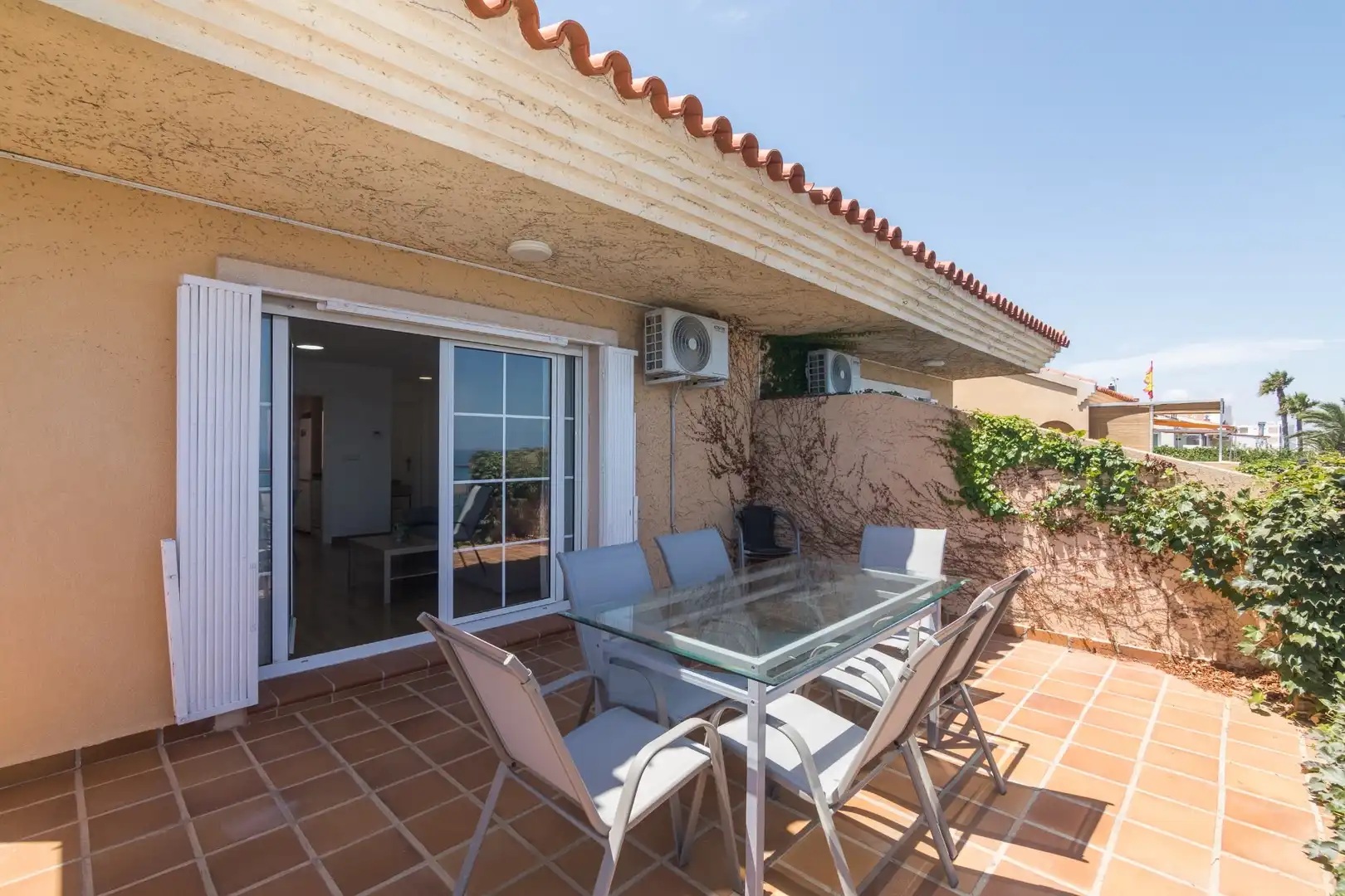 Terrace of Houses for rent in Santa Pola  with Air Conditioner, Heating and Private garden