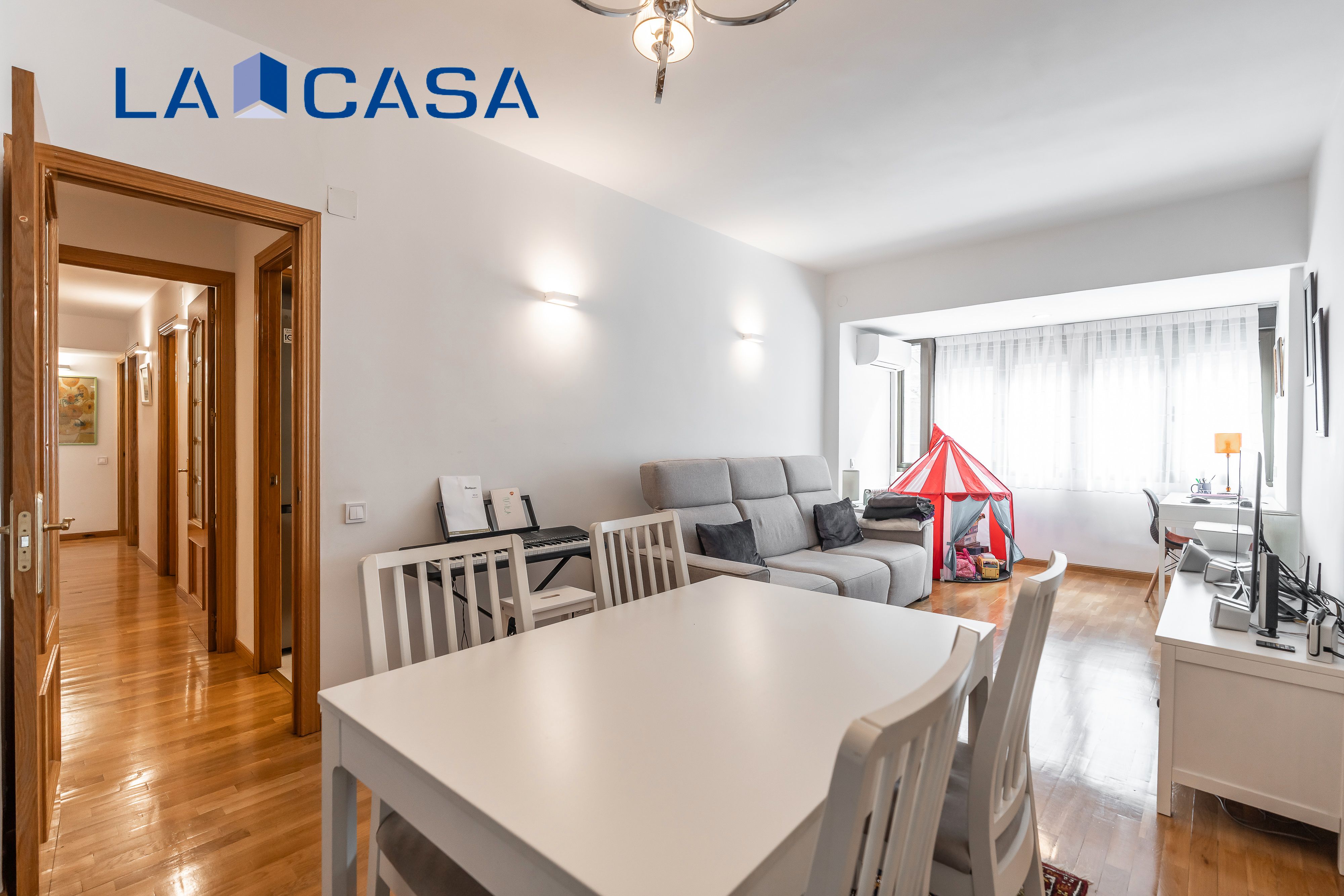 Exterior view of Flat for sale in  Madrid Capital  with Heating and Swimming Pool