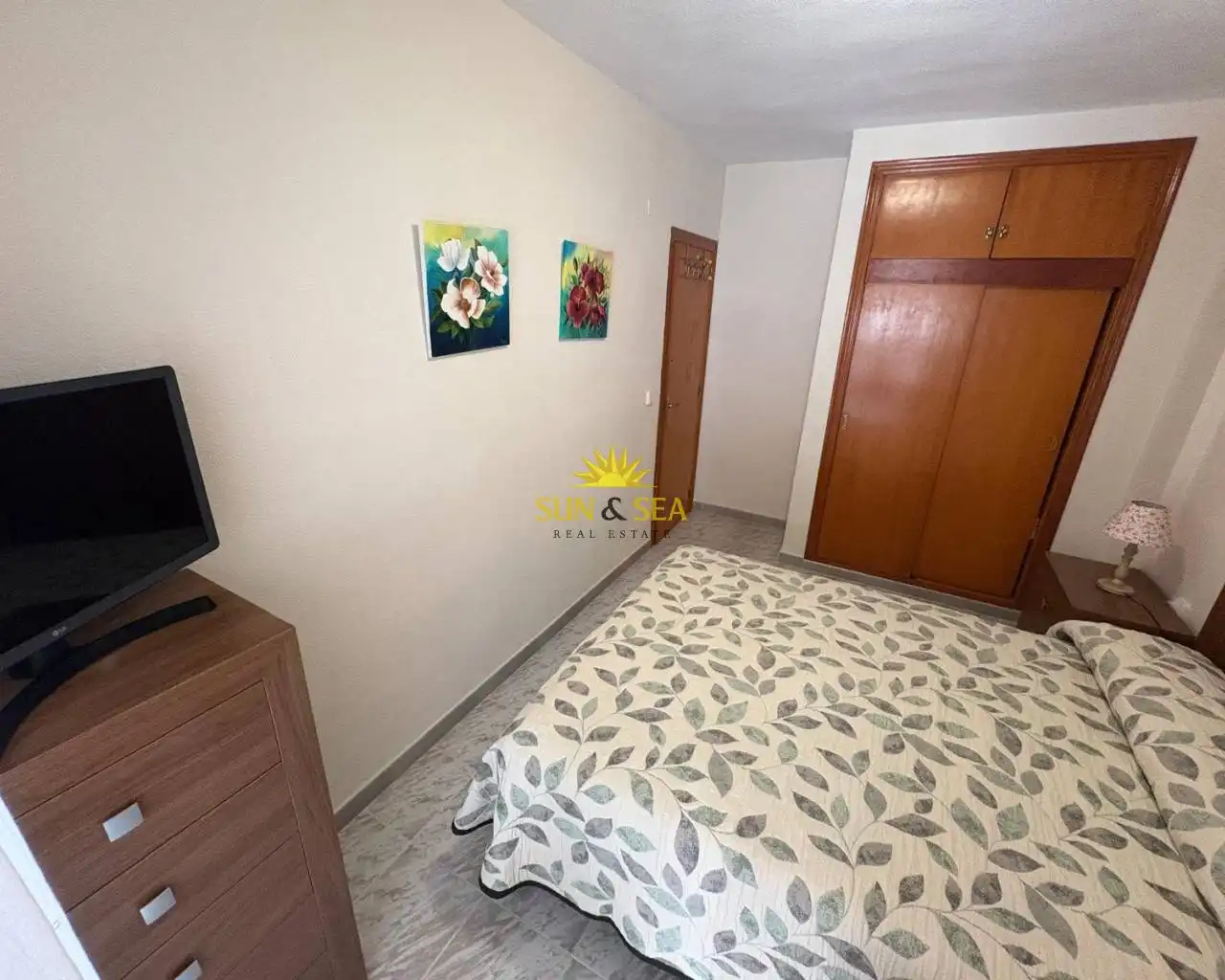 Schlafzimmer von Maisonette zur Miete in La Manga del Mar Menor mit Heizung, Terrasse und Schwimmbad