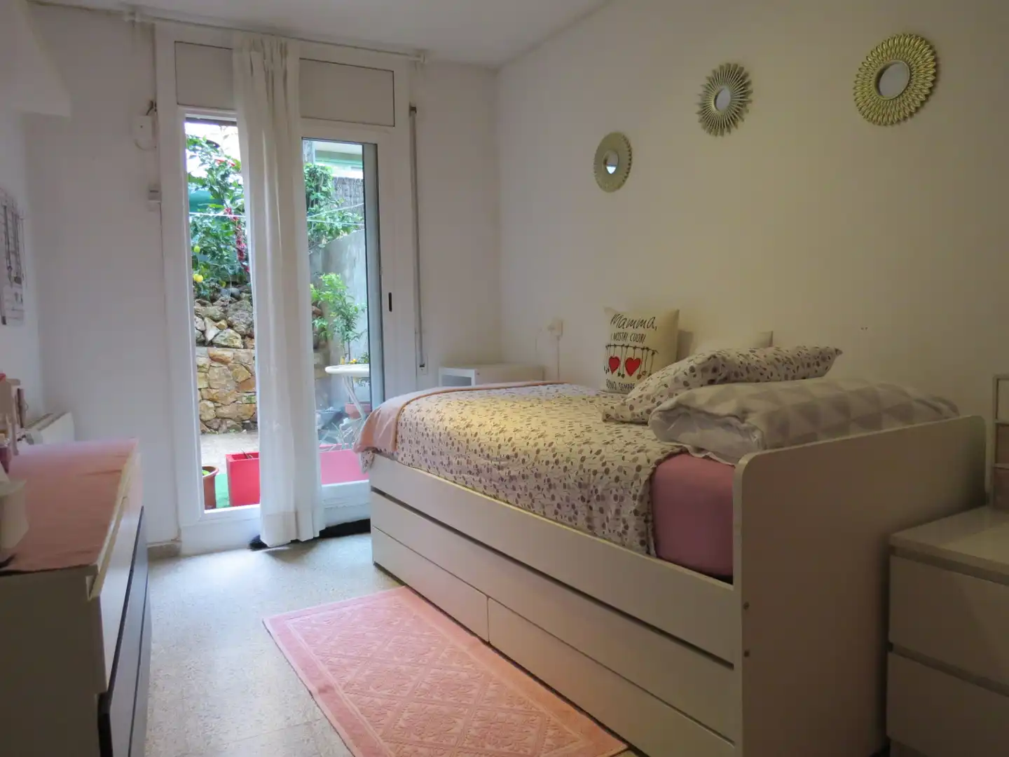 Schlafzimmer von Erdgeschoss zum Verkauf in Sant Andreu de Llavaneres mit Heizung, Terrasse und Ofen