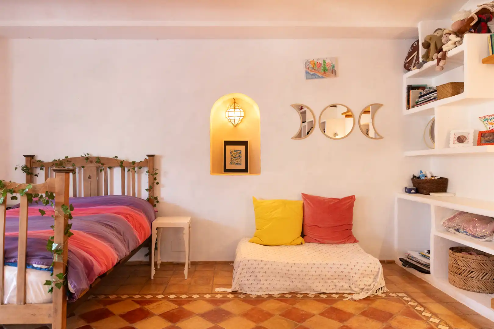 Dormitori de Finca rústica en venda en Sant Joan de Labritja amb Aire condicionat, Jardí privat i Parquet