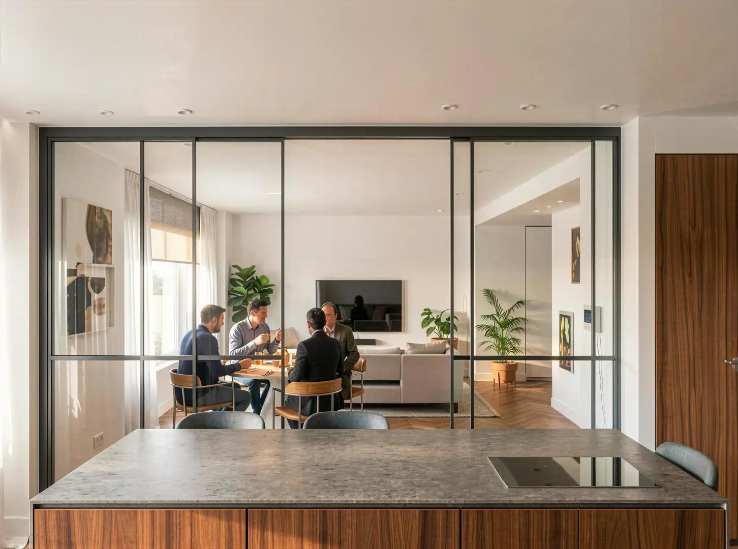 Sala de estar de Piso en venta en Avilés con Calefacción