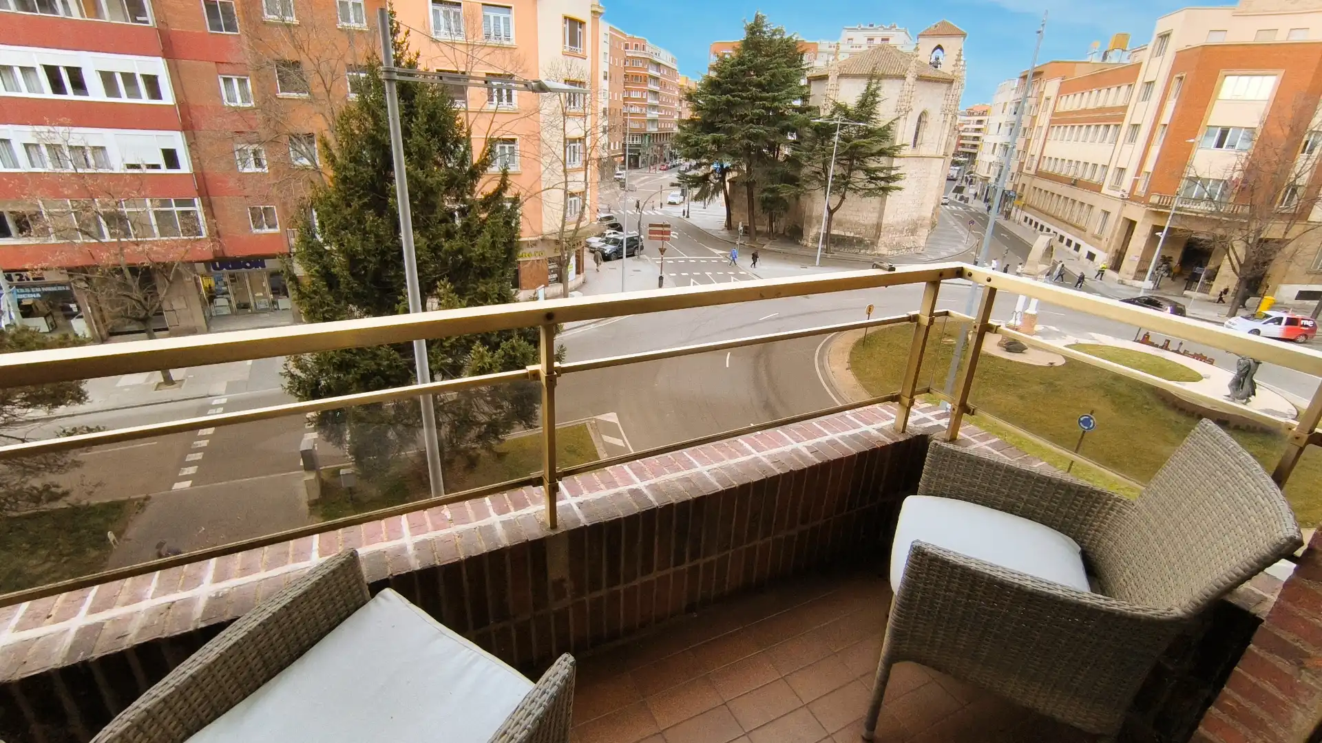 Terraza de Piso en venta en Palencia Capital con Calefacción, Parquet y Terraza