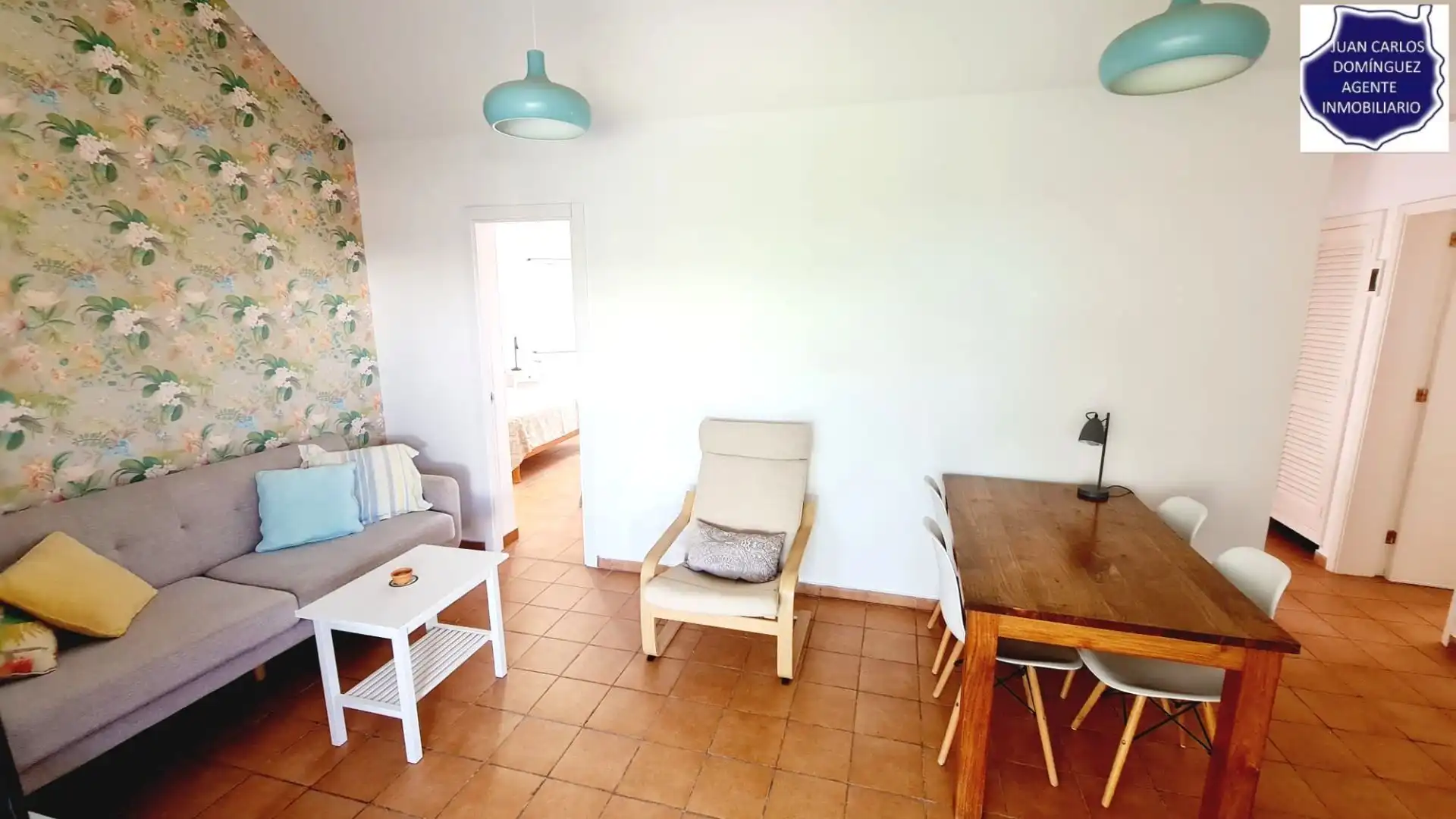 Sala de estar de Casa o chalet de alquiler en San Bartolomé de Tirajana con Aire acondicionado, Jardín privado y Terraza
