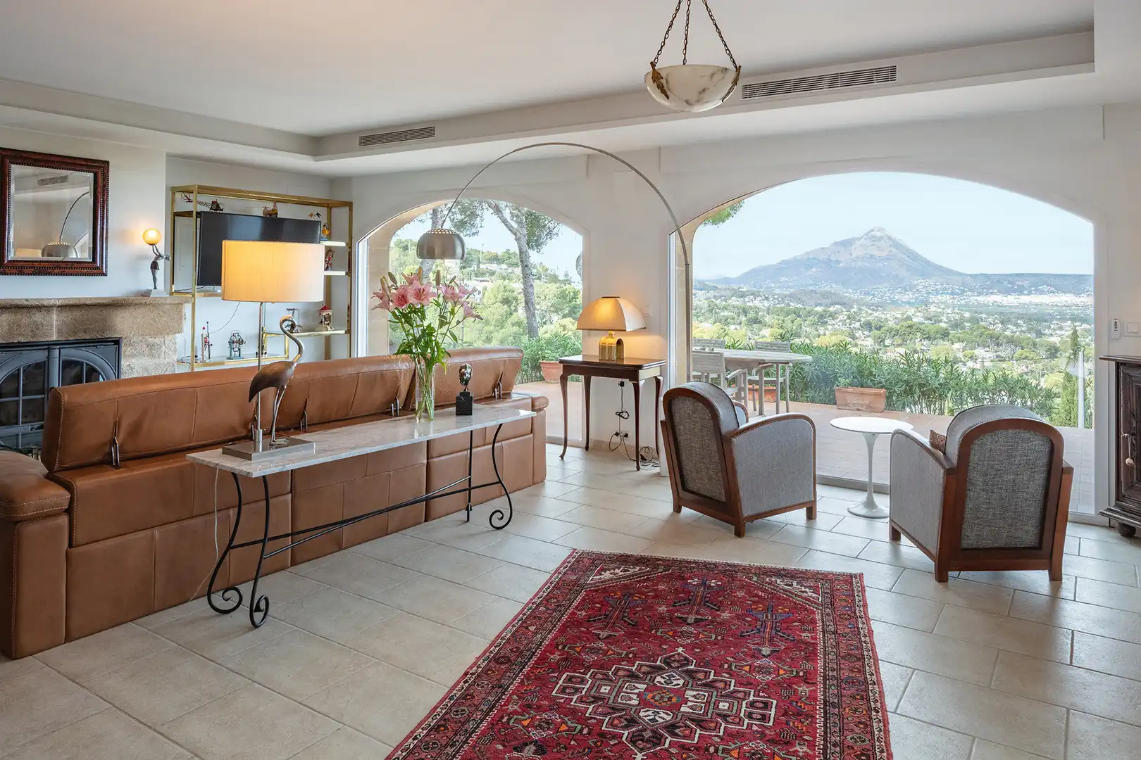 Living room of Houses for sale in Jávea / Xàbia  with Air Conditioner, Private garden and Terrace