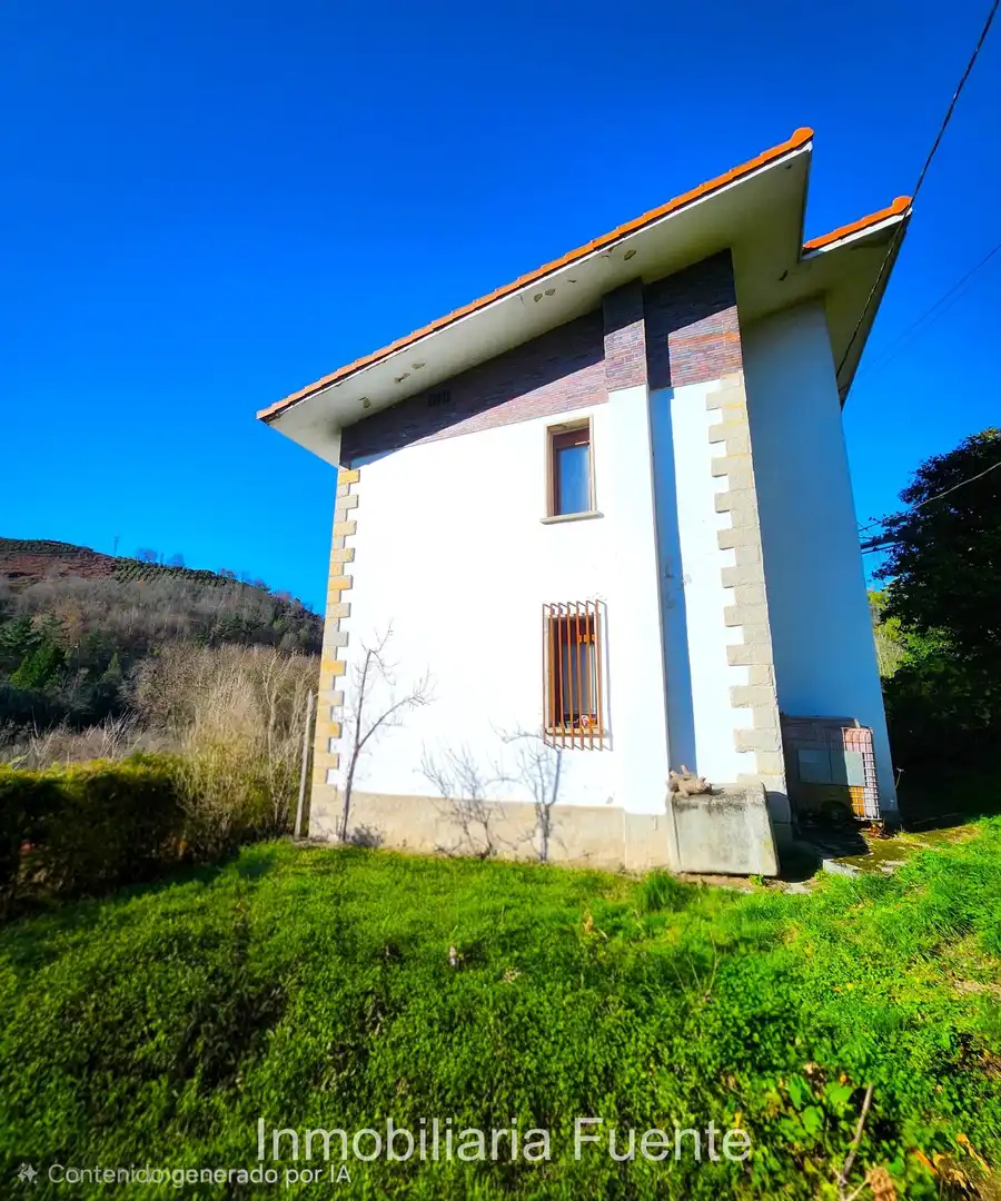 Vista exterior de Casa o chalet en venta en Zalla  con Calefacción, Jardín privado y Terraza
