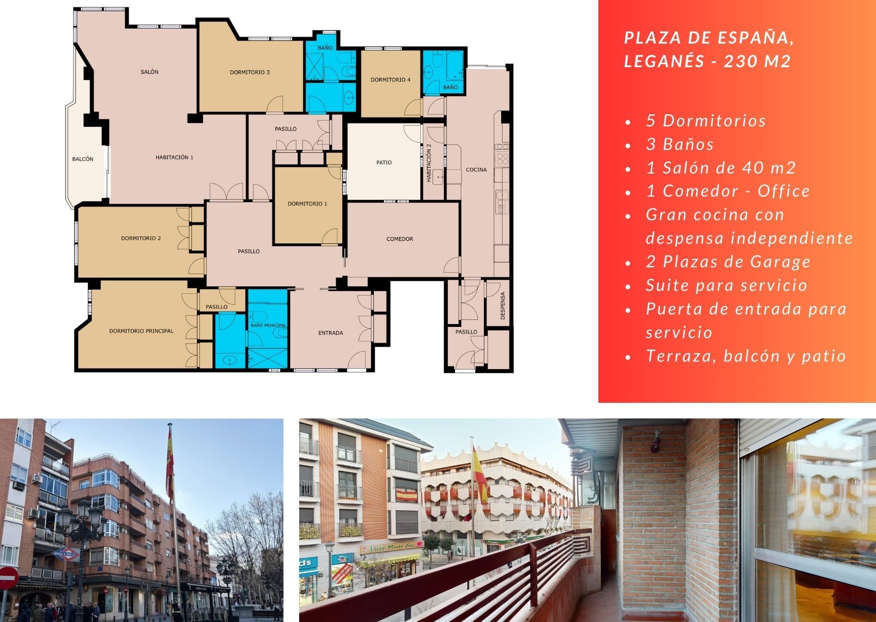 Flat for sale in Plaza de España, Casco Antiguo, Centro, Leganés