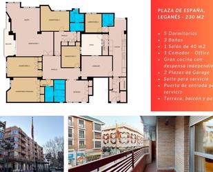 Exterior view of Flat for sale in Leganés  with Air Conditioner, Heating and Parquet flooring