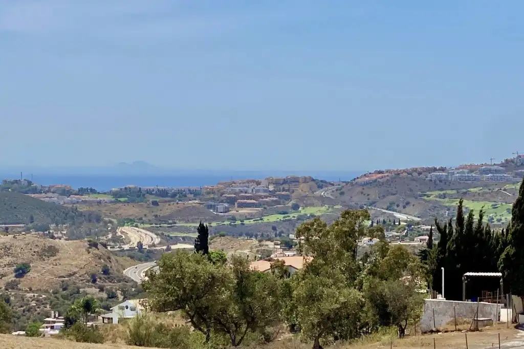 Vista exterior de Finca rústica en venta en Mijas con Jardín privado, Terraza y Piscina