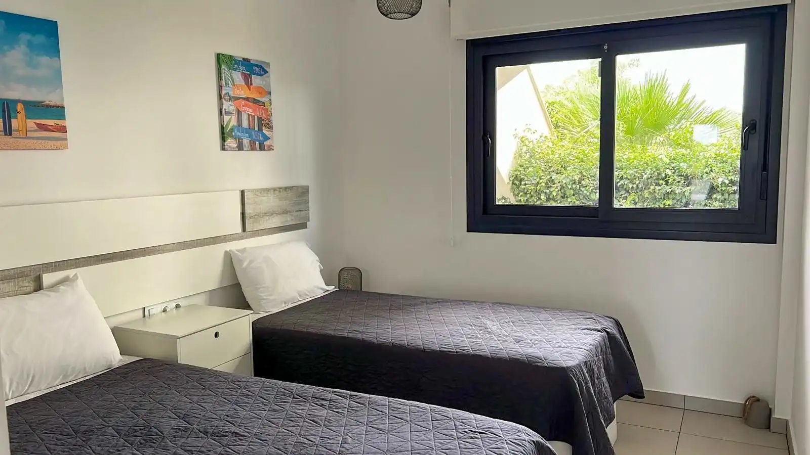 Schlafzimmer von Wohnung zur Miete in Pilar de la Horadada mit Klimaanlage, Heizung und Privatgarten