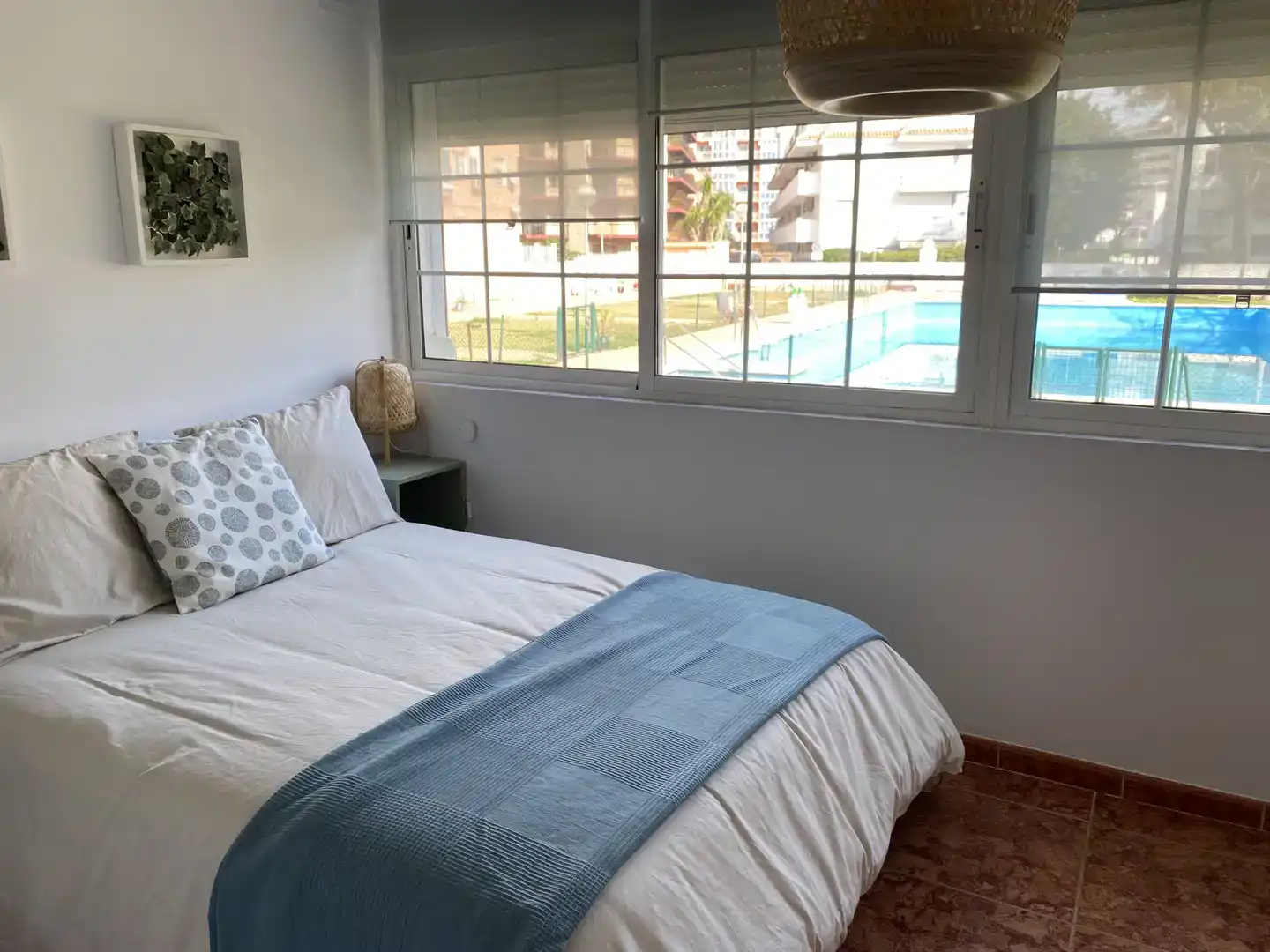 Bedroom of Flat for rent in Torremolinos  with Air Conditioner, Private garden and Swimming Pool