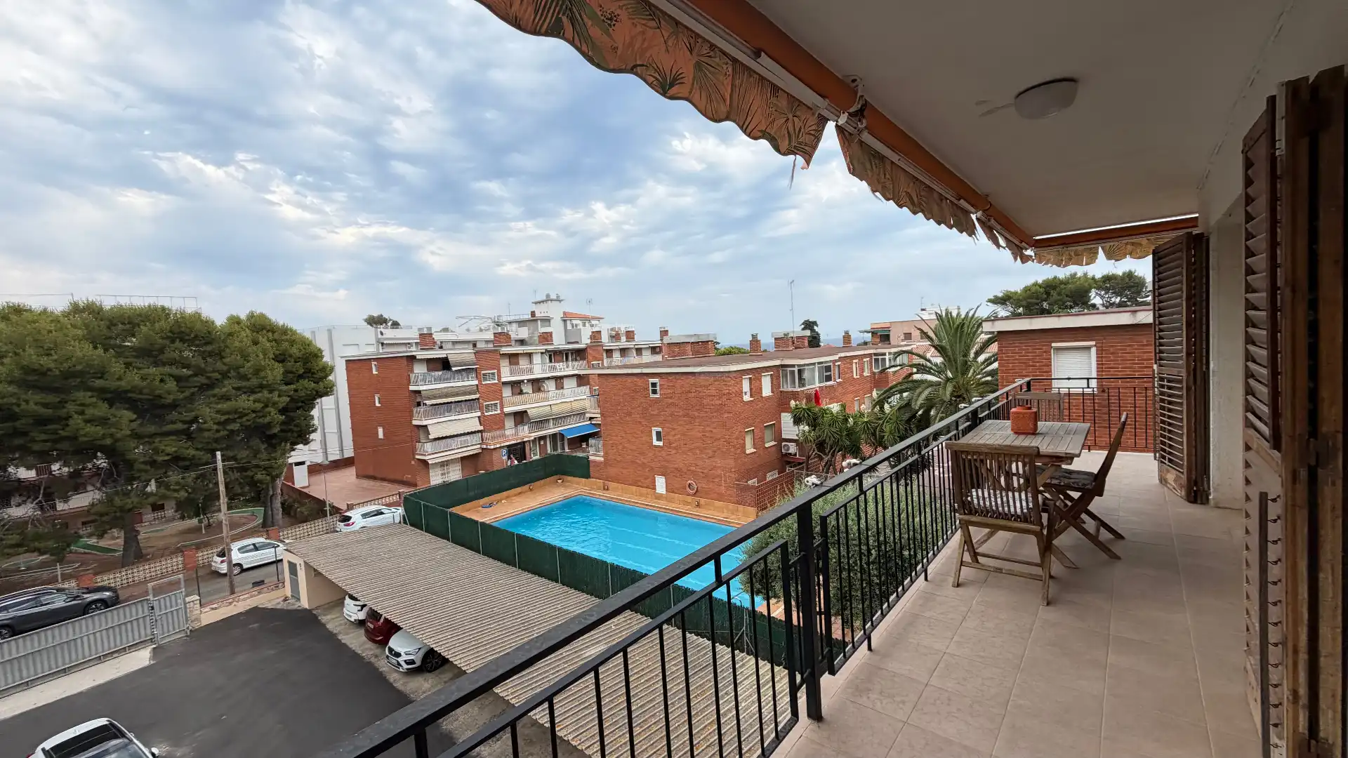 Balcony of Flat for sale in Torredembarra  with Terrace, Furnished and Oven